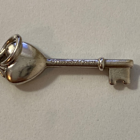 Tiffany and Co clear stone pendant and beaded necklace - Picture 3 of 7